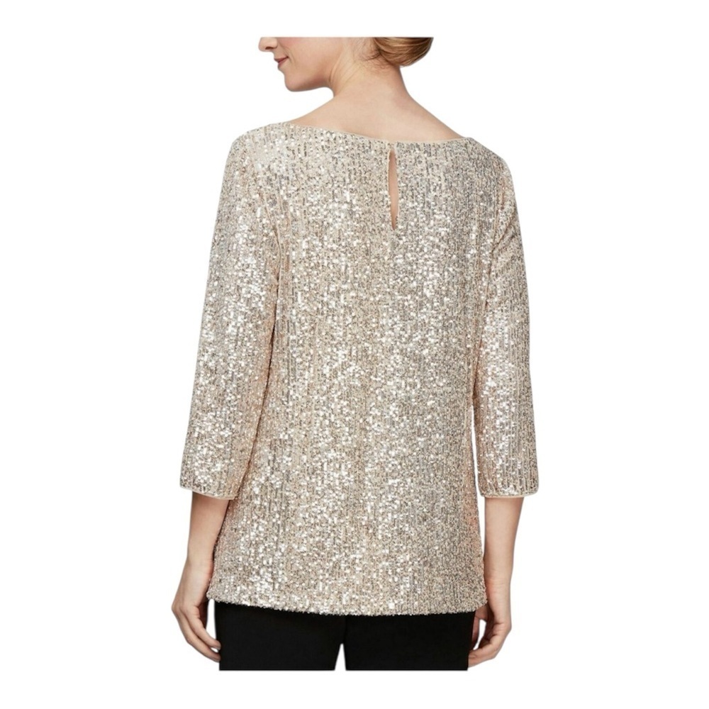 Alex Evenings
Sequin-Detail Tunic Blouse - Picture 2 of 4